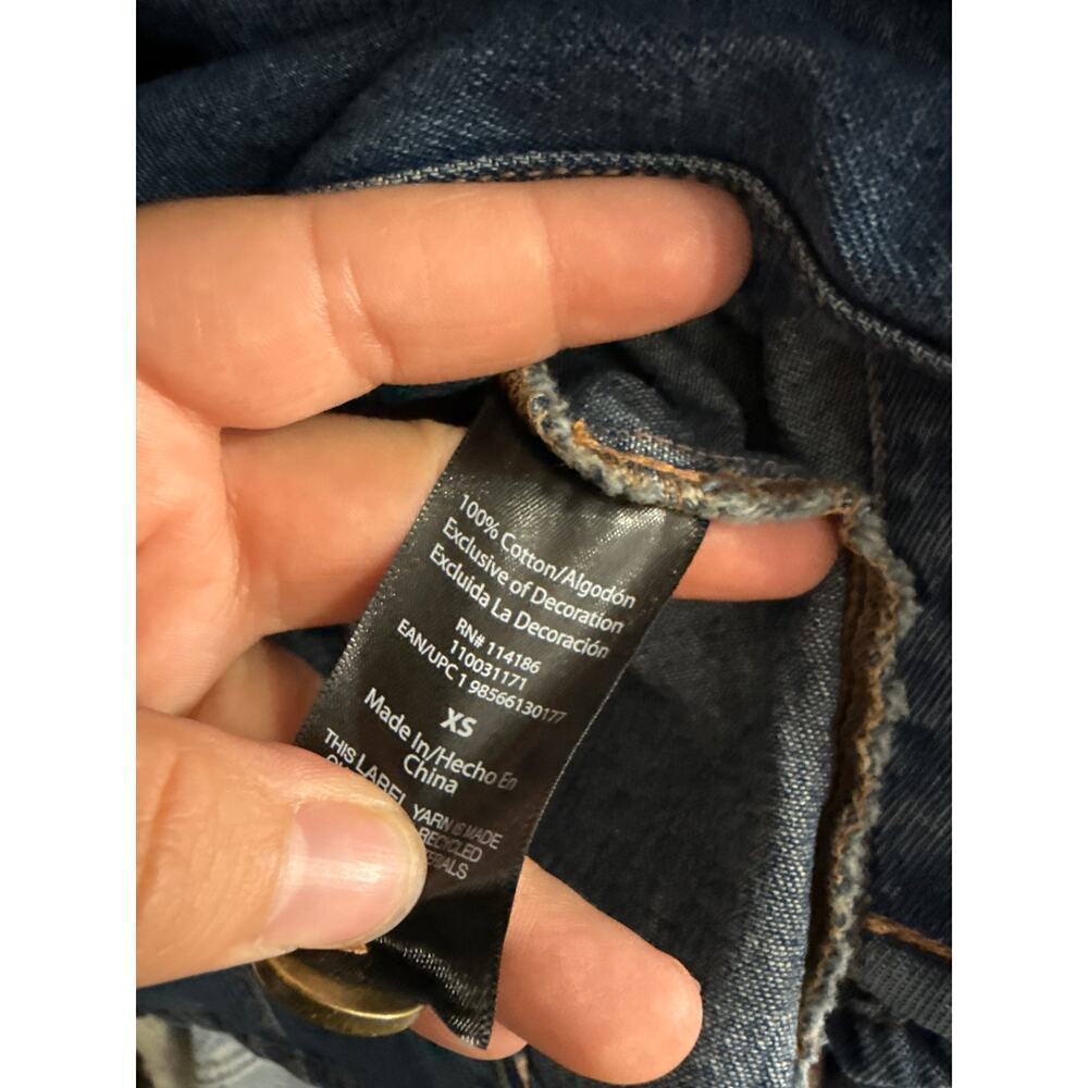 Frye Women's Belted Denim Long-Sleeve Midi Shirtdress, XS - Picture 5 of 6